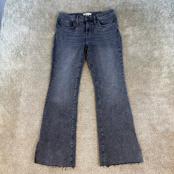 Madewell Denim - Madewell Jeans Womens Size 29P Petite Kick Out Full Length Denim Ankle Slit F631